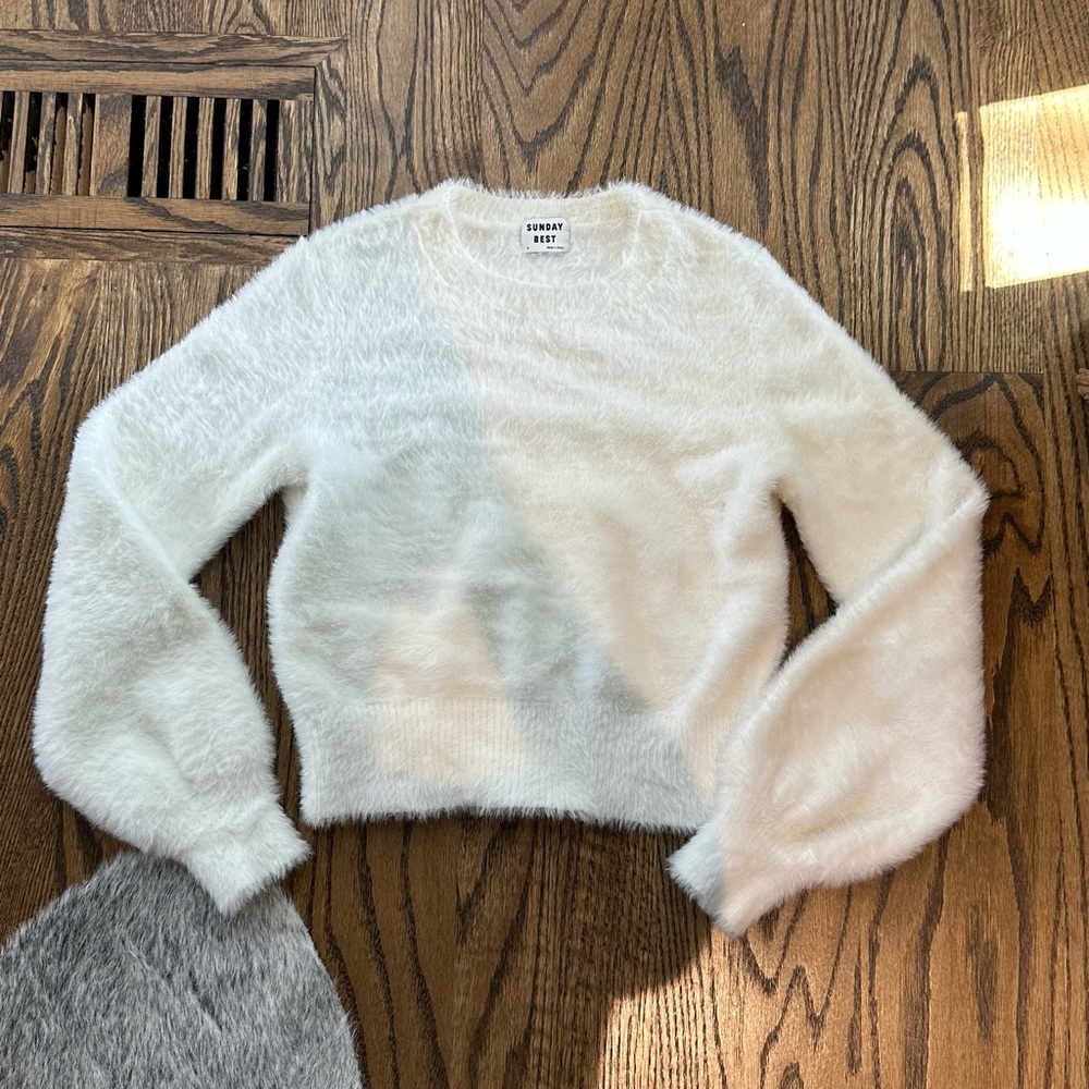 Aritzia furry sweater